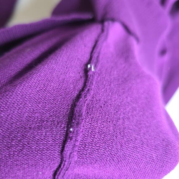 Diesel Vintage Ws L Purple Longsleeve cardigan. Rare Unique Find. Buttondown Fun - Picture 16 of 16